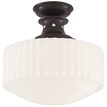 Milton Road Convertible Semi Flush / Pendant | Visual Comfort Signature at Lightology Milton Road Convertible Semi Flush / Pendant