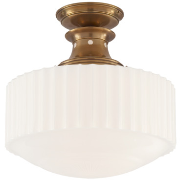 Milton Road Convertible Semi Flush / Pendant | Visual Comfort Signature at Lightology Milton Road Convertible Semi Flush / Pendant