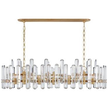 Bonnington Linear Chandelier | Visual Comfort Signature at Lightology Bonnington Linear Chandelier