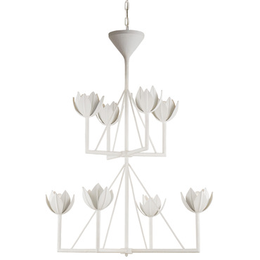 Alberto Two Tier Chandelier | Visual Comfort Signature at Lightology Alberto Two Tier Chandelier