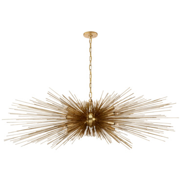 Strada Linear Chandelier | Visual Comfort Signature at Lightology Strada Linear Chandelier