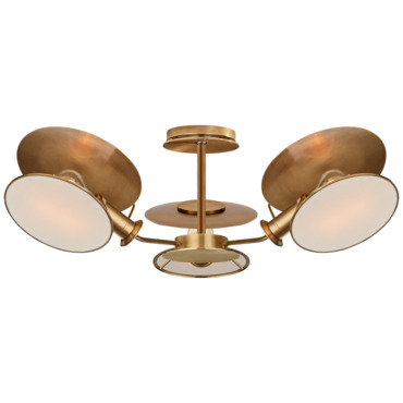 Osiris Semi Flush Ceiling Light | Visual Comfort Signature at Lightology Osiris Semi Flush Ceiling Light