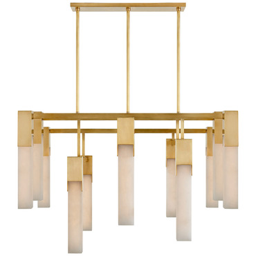 Covet Linear Chandelier | Visual Comfort Signature at Lightology Covet Linear Chandelier