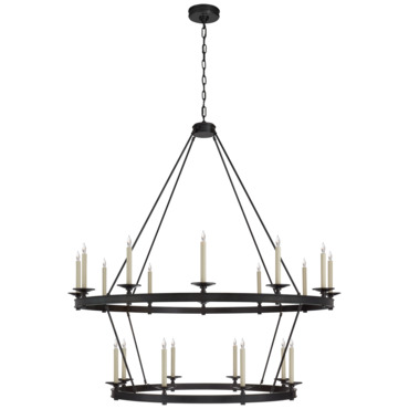 Launceton 2 Tier Chandelier | Visual Comfort Signature at Lightology Launceton 2 Tier Chandelier