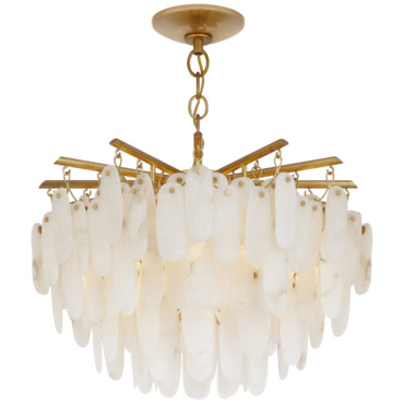 Cora Semi Flush Chandelier | Visual Comfort Signature at Lightology Cora Semi Flush Chandelier
