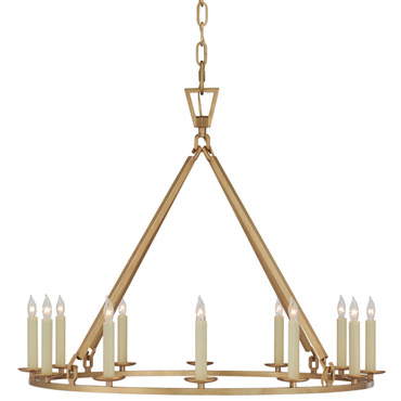 Darlana Ring Chandelier | Visual Comfort Signature at Lightology Darlana Ring Chandelier