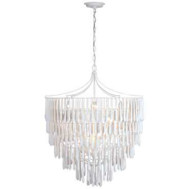 Vacarro Chandelier | Visual Comfort Signature at Lightology Vacarro Chandelier