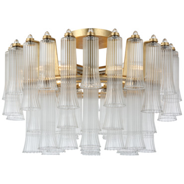 Lorelei Semi Flush Ceiling Light | Visual Comfort Signature at Lightology Lorelei Semi Flush Ceiling Light