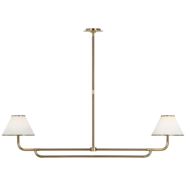 Rigby Linear Chandelier | Visual Comfort Signature at Lightology Rigby Linear Chandelier
