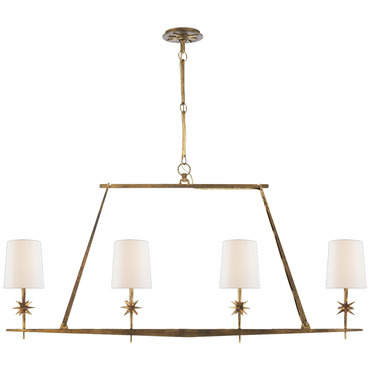 Etoile Linear Chandelier | Visual Comfort Signature at Lightology Etoile Linear Chandelier