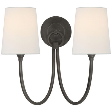 Reed Double Wall Sconce | Visual Comfort Signature at Lightology Reed Double Wall Sconce