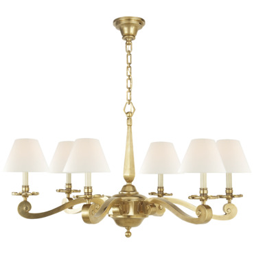 Myrna Chandelier | Visual Comfort Signature at Lightology Myrna Chandelier