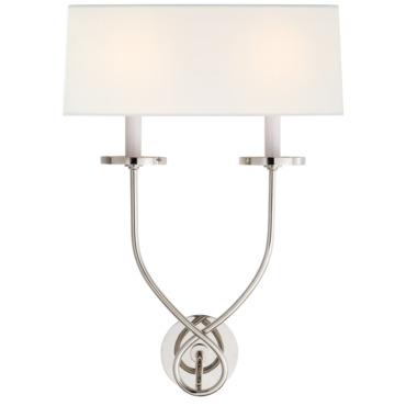 Symmetric Twist Double Wall Sconce