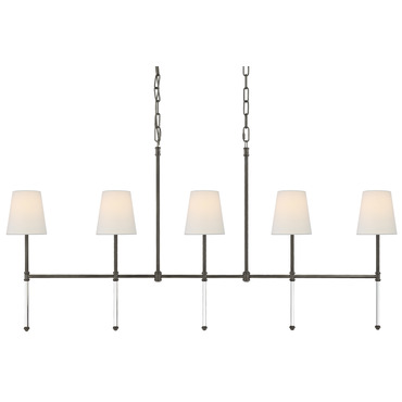 Camille Linear Chandelier | Visual Comfort Signature at Lightology Camille Linear Chandelier