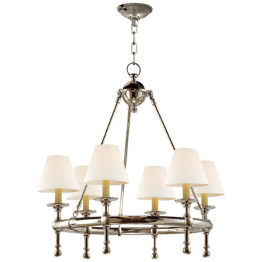 Classic Ring Chandelier | Visual Comfort Signature at Lightology Classic Ring Chandelier