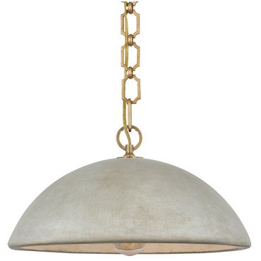 Elliot Wide Dome Pendant | Visual Comfort Signature at Lightology Elliot Wide Dome Pendant