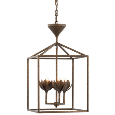 Alberto Open Cage Lantern Pendant | Visual Comfort Signature at Lightology Alberto Open Cage Lantern Pendant