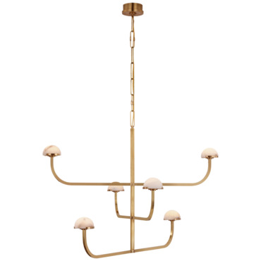 Pedra Shallow Chandelier | Visual Comfort Signature at Lightology Pedra Shallow Chandelier