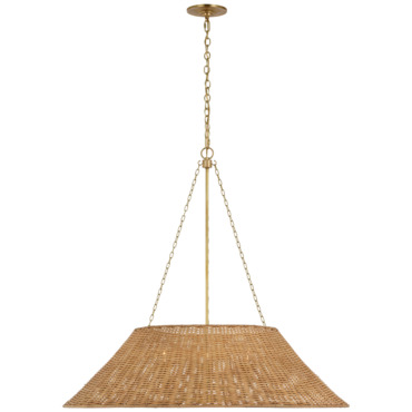 Corinne Woven Chandelier | Visual Comfort Signature at Lightology Corinne Woven Chandelier