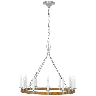 Darlana Wrapped Chandelier | Visual Comfort Signature at Lightology Darlana Wrapped Chandelier