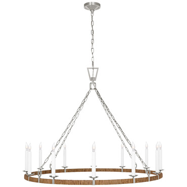 Darlana Wrapped Chandelier | Visual Comfort Signature at Lightology Darlana Wrapped Chandelier