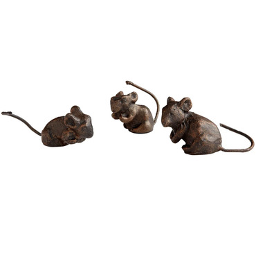 Three Blind Mice Sculpture, Set of 3