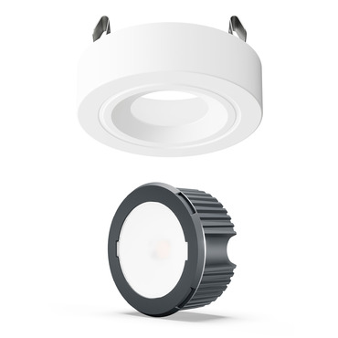 H Series 4IN Round Warm Dim Adjustable Trim 24-PACK | DMF at Lightology H Series 4IN Round Warm Dim Adjustable Trim 24-PACK