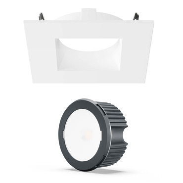 H Series 3IN Square Warm Dim Downlight Trim 24-PACK | DMF at Lightology H Series 3IN Square Warm Dim Downlight Trim 24-PACK