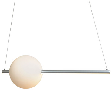 Orb Up-Down Illumination Linear Pendant | Abra Lighting at Lightology Orb Up-Down Illumination Linear Pendant