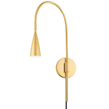 Jenica Plug-In Wall Light | Mitzi at Lightology Jenica Plug-In Wall Light