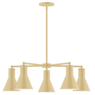 Axis Flare Stem Hung Chandelier