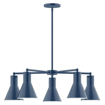 Axis Flare Stem Chandelier | Montclair Light Works at Lightology Axis Flare Stem Chandelier