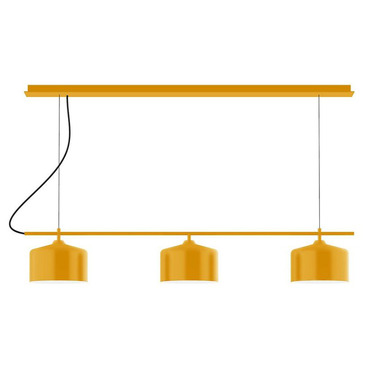 Axis Julia Linear Chandelier w/Bar Canopy | Montclair Light Works at Lightology Axis Julia Linear Chandelier w/Bar Canopy