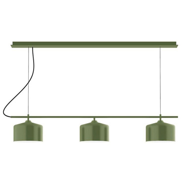 Axis Julia Linear Chandelier w/Bar Canopy | Montclair Light Works at Lightology Axis Julia Linear Chandelier w/Bar Canopy