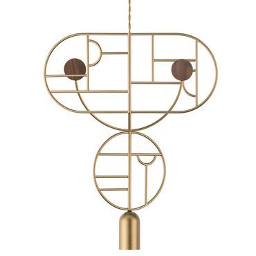 Wooden Dots WDS07 Pendant