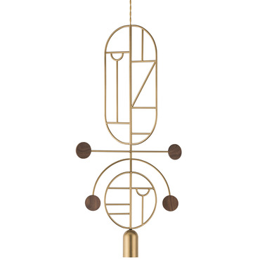 Wooden Dots WDS08 Pendant