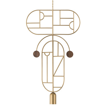 Wooden Dots WDS09 Pendant