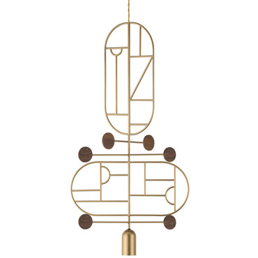 Wooden Dots WDS13 Pendant