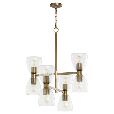 Relo Chandelier | Quorum at Lightology Relo Chandelier