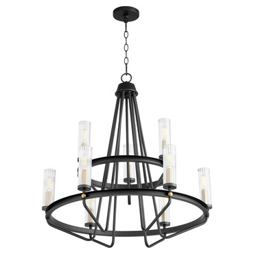 Empire 2-Tier Chandelier | Quorum at Lightology Empire 2-Tier Chandelier