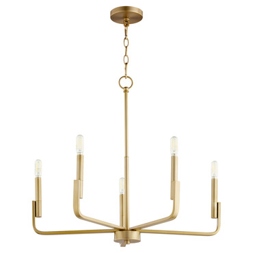 Tempo Chandelier | Quorum at Lightology Tempo Chandelier