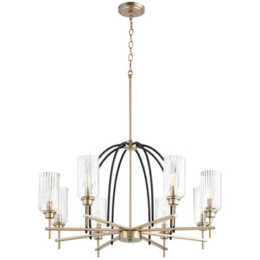 Espy Chandelier | Quorum at Lightology Espy Chandelier