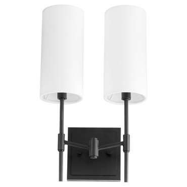 Hamilton 2-Light Wall Sconce | Quorum at Lightology Hamilton 2-Light Wall Sconce