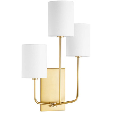 Harmony Triple Wall Sconce | Quorum at Lightology Harmony Triple Wall Sconce