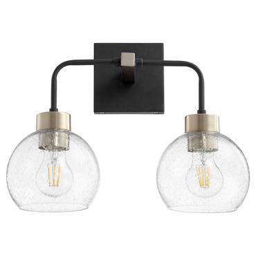 Lacy Soft Contemporary Bathroom Vanity Light | Quorum at Lightology Lacy Soft Contemporary Bathroom Vanity Light