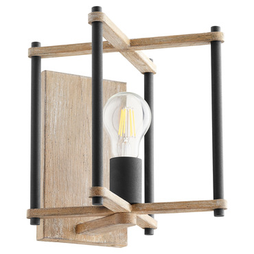Silva Wall Sconce | Quorum at Lightology Silva Wall Sconce