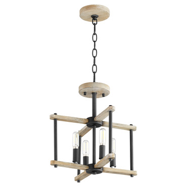 Silva Convertible Semi Flush Light | Quorum at Lightology Silva Convertible Semi Flush Light