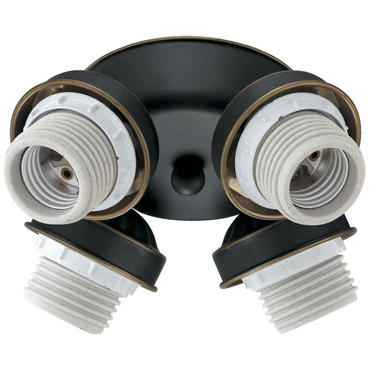 4-Light Flush Fan Light Kit