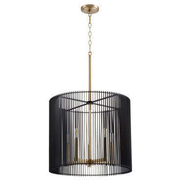 Finura Drum Pendant | Quorum at Lightology Finura Drum Pendant