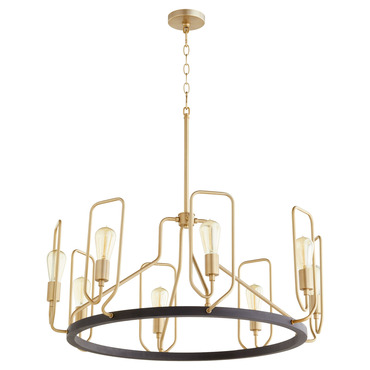 Howe Ring Chandelier | Quorum at Lightology Howe Ring Chandelier